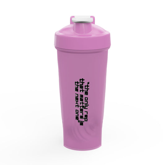 Protein Shaker Bottle- Pink "shake it your way"